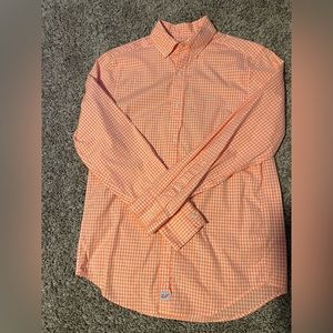 Mens Vineyard Vines Classic Fit Murray Button Shirt Long Sleeve Size S